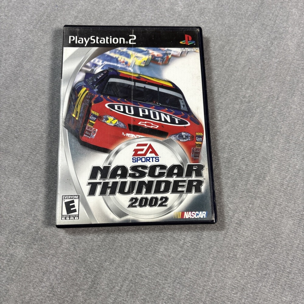 NASCAR Thunder 2002 Sony PlayStation 2 PS2 EA Sports Racing Game 2001 No Manual